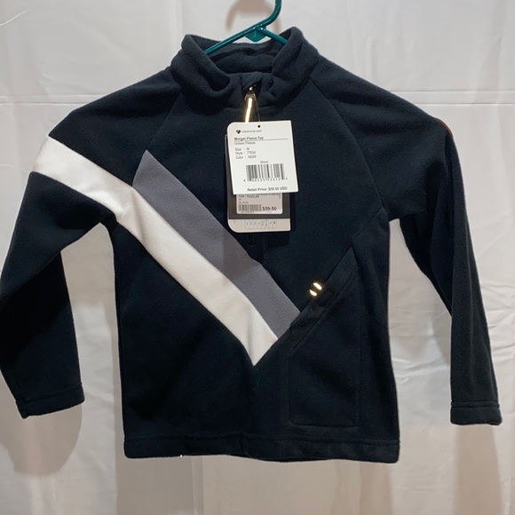 NWT!! Obermeyer Morgan Fleece 1/4 Zip Top Toddler/Little Kids Size 3T - Picture 1 of 6
